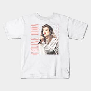 Celine Dion // 80s Aesthetic Fan Art Design Kids T-Shirt